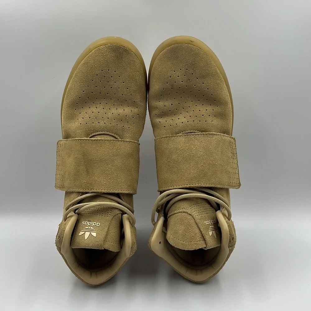 Adidas Tubular Invader Strap Suede Shoes Women’a‎ Sz 8.5